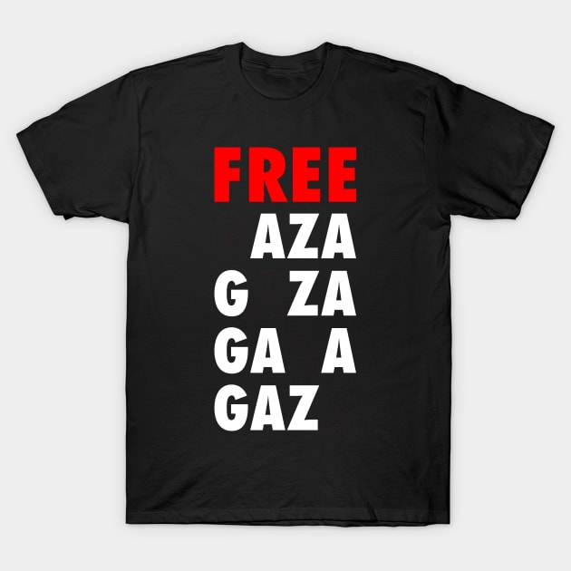 Free Gaza And Free Palestine - The Holy Country For Muslim T-Shirt by mangobanana